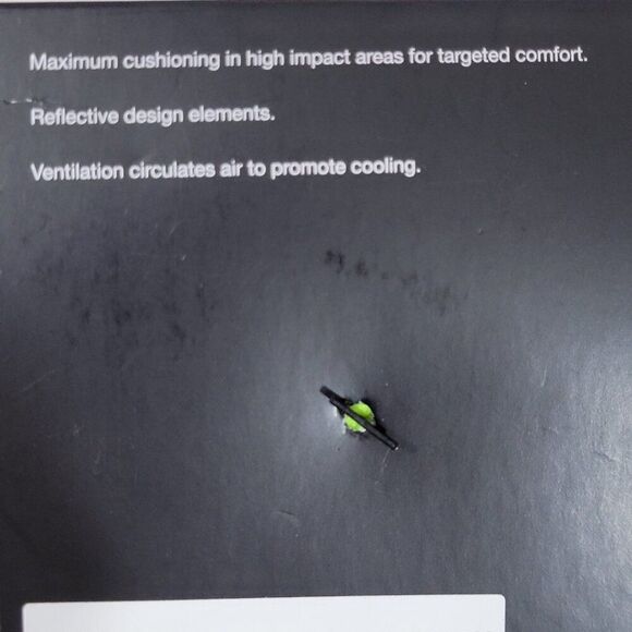 Nike Spark Cushioned Running Crew Socks Women 7.5-9 Men 6-7.5 Reflective 2 Pair - Picture 4 of 9